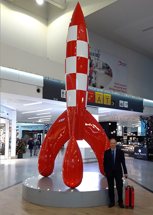 Thierry Rault at Brussels Airport