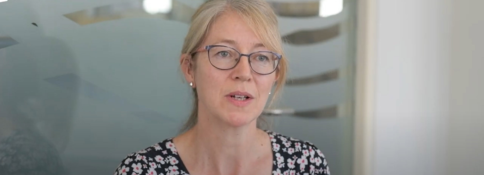 Screenshot of Emma Brown, expert in flood forecasting