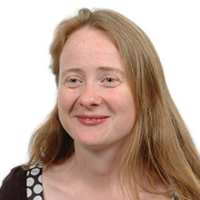 Headshot of female scientist, Helen Udale-Clarke