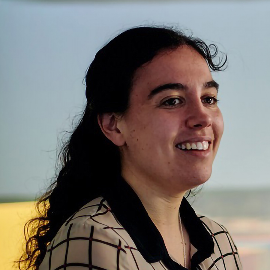 Headshot of female engineer, Jess Carter, in our UK ship simulator