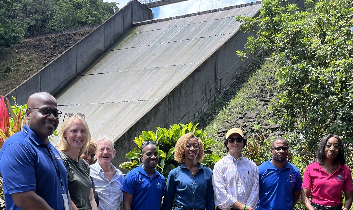 People with John Compton dam