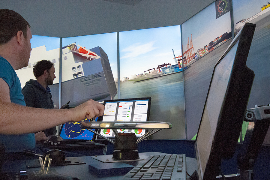 Navigation simulation for Dublin Port tug masters
