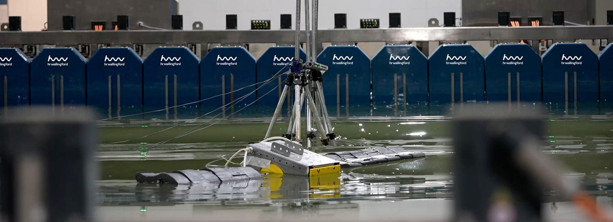 Fetch Energy trials wave power prototypes in our labs | HR Wallingford