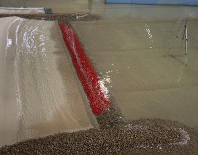 view of coastal model of the beach in Nigeria