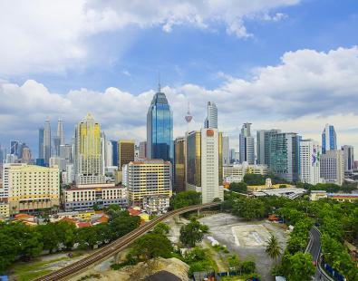 City skyline of Kuala Lumpur Malayasia