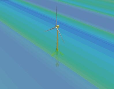 Numerical modelling output of floating wind foundation design – the Stinger Keel