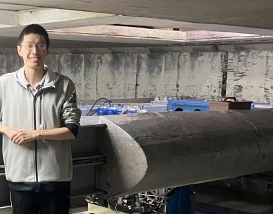research Diarmid Xu on facility to test siesmic work for windfarm