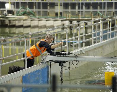 View of testing ECOwind 