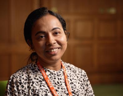 headshot of researcher Sabana Parvin