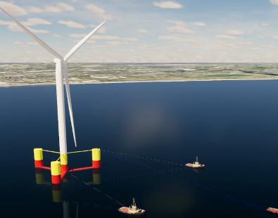 Floating offshore platform