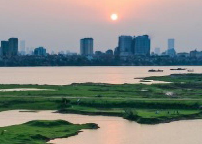 View of a Vietnam city - d-moss - dengue forecasting model satellite-based system