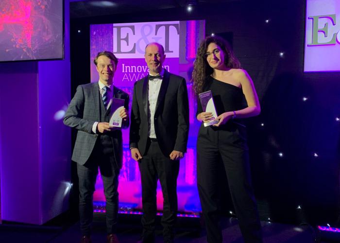 Our D-Moss team receiving their awards