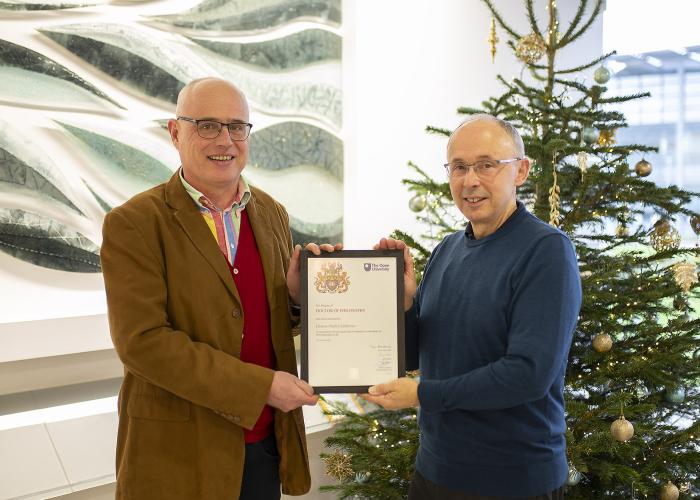 Darren Lumbroso receiving PhD for flood emergency planning research 