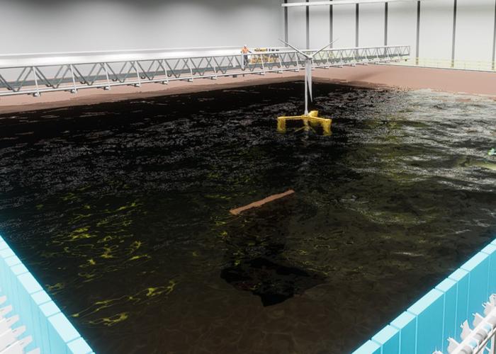 View of our Deep water tank in project