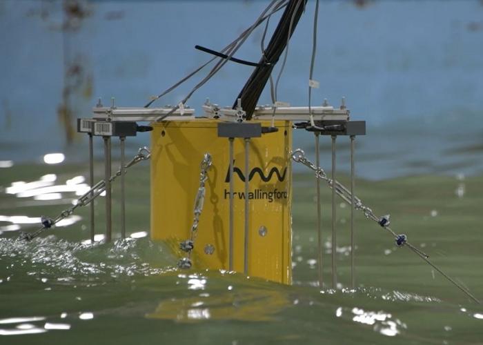 View of offshore structure tested on physical models