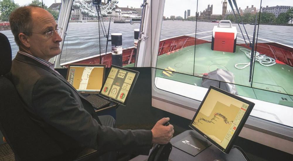 Thames Tideway CEO Andy Mitchell on our ship simulator