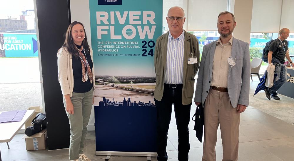 Darren Lumbroso and colleagues attended RiverFlow Conference 