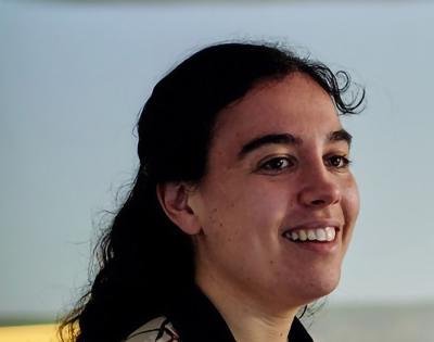 Headshot of female engineer, Jess Carter, in our UK ship simulator