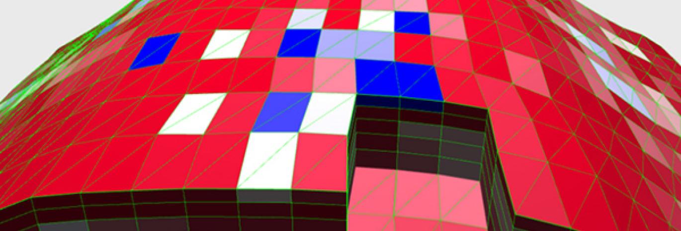 Screenview of data on client portal. 