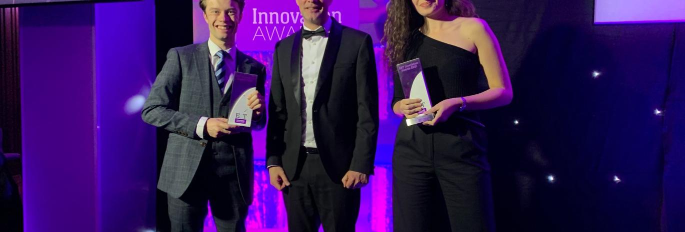 Our D-Moss team receiving their awards