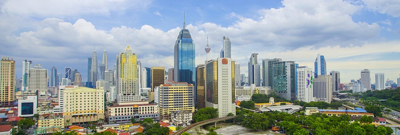 City skyline of Kuala Lumpur Malayasia