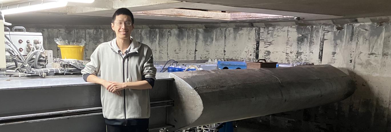 research Diarmid Xu on facility to test siesmic work for windfarm