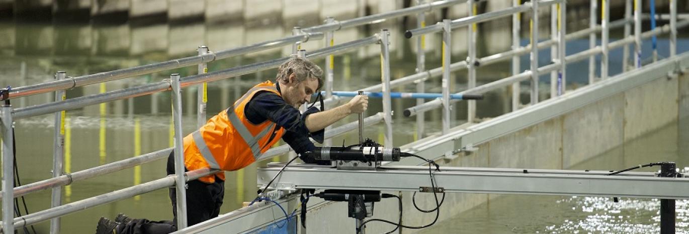 View of testing ECOwind 