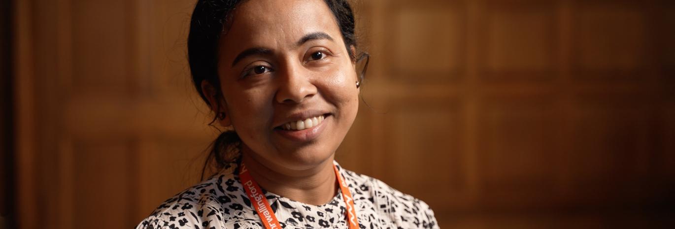 headshot of researcher Sabana Parvin