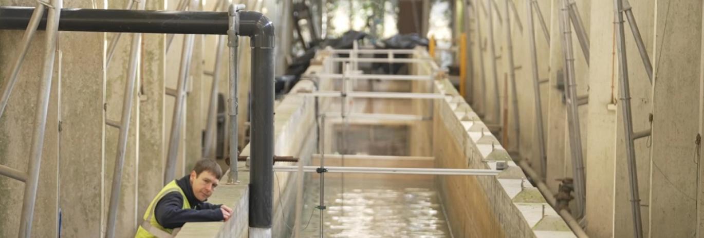 View of Fast Flow Facilities, where tsunamis are being recreated a scale