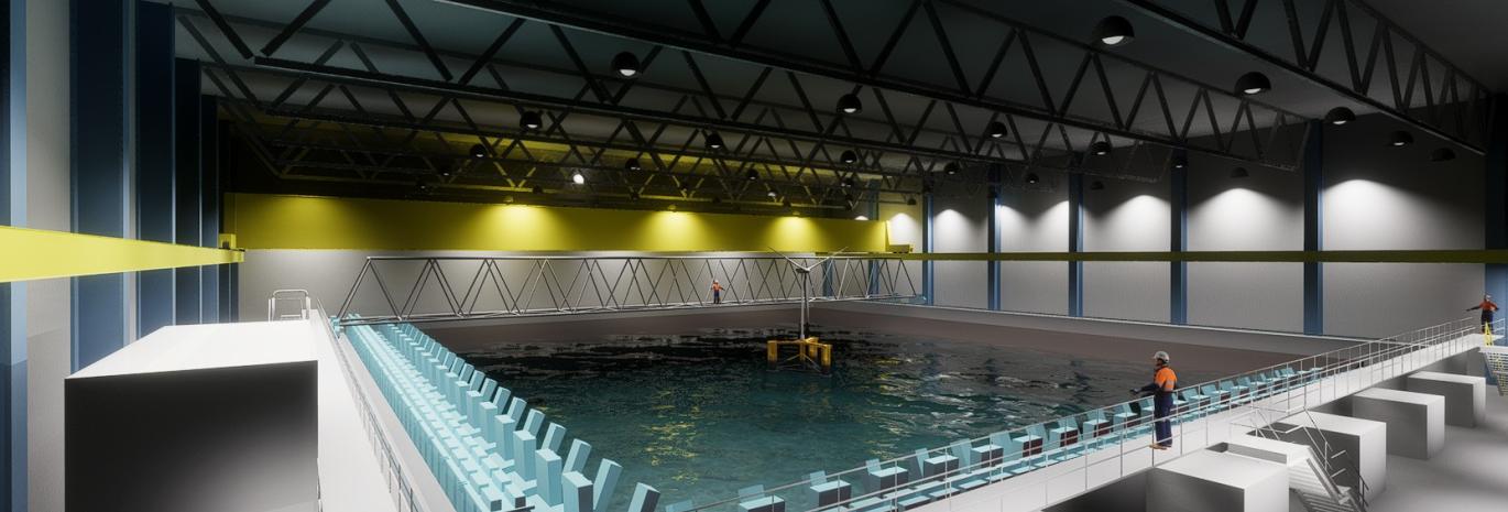 HR Wallingford deep water test facility visualisation