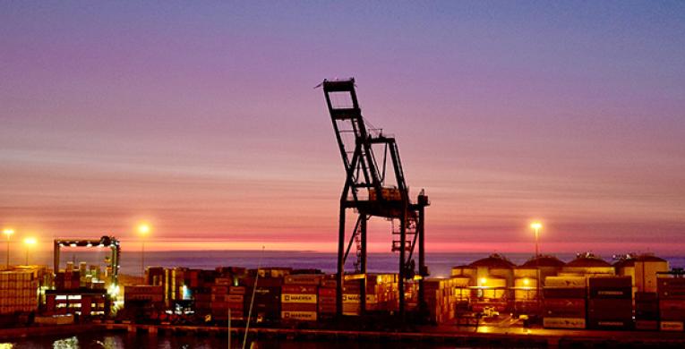 Expansion of port of San Antonio in Chile