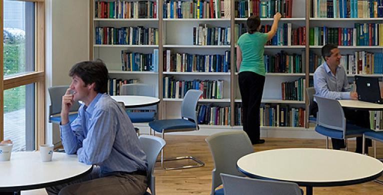 View of people working in HR Wallingford hub